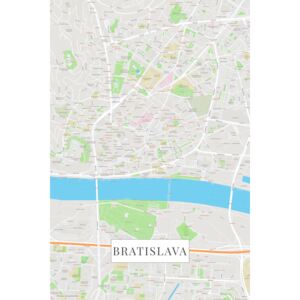 Karta Bratislava color