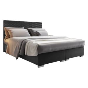 Zondo Bračni krevet 180 cm Harlan (Tamno siva) (s podnicom, madracem i prostorom za odlaganje)