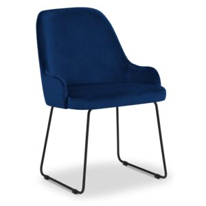 Blagovaonska stolica Velvet Olivine Kraljevsko plava