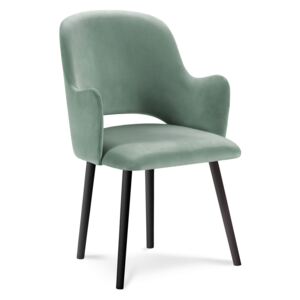Blagovaonska stolica Velvet Marin Pistacija zelena