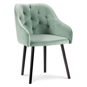 Blagovaonska stolica Velvet Nissi Pistacija zelena