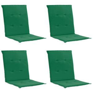VidaXL Jastuci za vrtne stolice 4 kom zeleni 100 x 50 x 3 cm