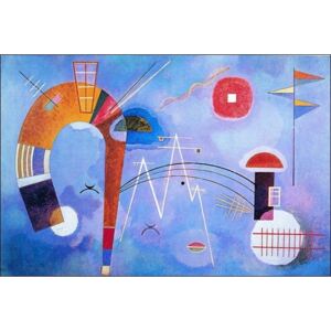 Kandinsky - Curva E Spigoli Reprodukcija umjetnosti, (70 x 50 cm)