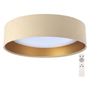 LED Prigušiva stropna svjetiljka SMART GALAXY LED/24W/230V bež/zlatna + DU