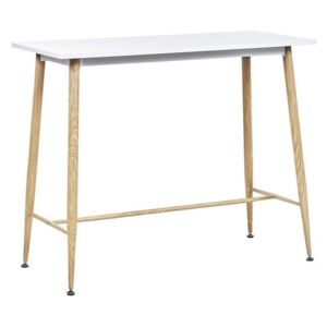 Barski stol YZ3849 Bijela + svijetlo smeđe