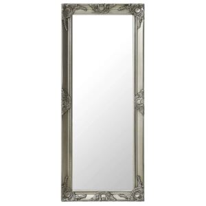 Zidno ogledalo u baroknom stilu 50 x 120 cm srebrno