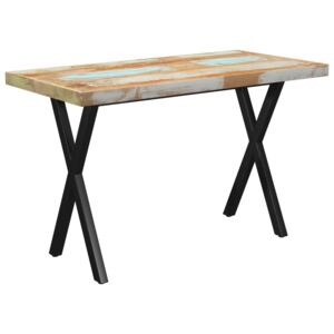 VidaXL Blagovaonski stol s X-nogama 120x60x77 cm od obnovljenog drva
