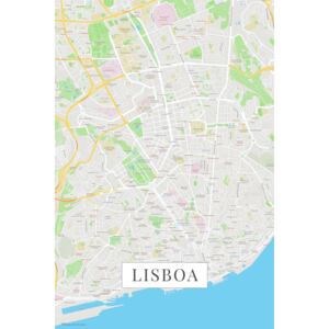 Karta Lisboa color