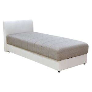 Rodos francuski krevet sa spremnikom 92x214x81 cm bijelo/sivi