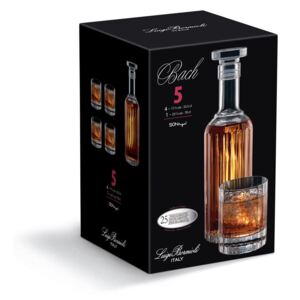 Set 4 čaše i boca za viski Bach