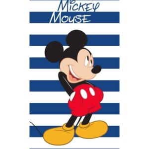 Ručnik za bebe Mickey Mouse - plavo-bijeli Stripes