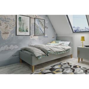 Dětská postel Ourbaby Gray Scandi siva 200x90 cm