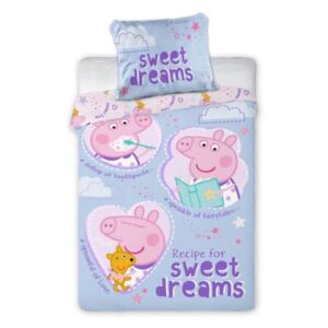 Povlečení Faro Sweet Dreams 135x100 cm + 60x40 plava ružičasta