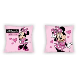 Navlaka za jastuk 40x40 - Minnie Mouse - ružičasta 062