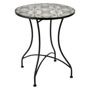 Murano okrugli stol D60x71cm sivi mozaik