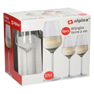 Set 6 čaša za bijelo vino Alpina 370ml