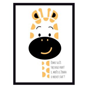 Poster Žirafa 30x40cm