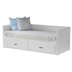 Zondo Krevet na razvlačenje Daybed Comfort (S podnicom i prostorom za odlaganje) (bijela). Akcija -13%. 1028623