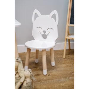 Dječja stolica - Fox - bijela Kids chair -