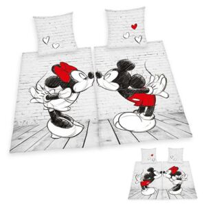 Posteljina za dva kreveta Mickey i Minnie 140/200
