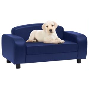 VidaXL Sofa za pse plava 80 x 50 x 40 cm od umjetne kože
