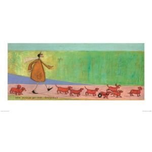 Sam Toft - The March of the Sausages Reprodukcija umjetnosti, (100 x 50 cm)