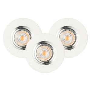Spot-Light 2511337 - SET 3x LED Ugradbena svjetiljka VITAR 3xGU10/5W/230V