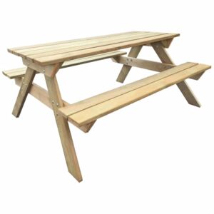 VidaXL Dječji stol za piknik 150x135x71,5 cm FSC drvo