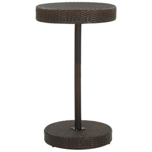 VidaXL Vrtni stol smeđi 60,5 x 106 cm od poliratana