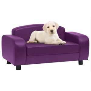 VidaXL Sofa za pse bordo 80 x 50 x 40 cm od umjetne kože