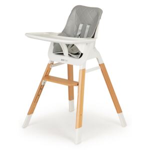 Blagovaonska stolica Ekotony - siva high chair