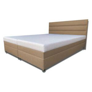 Zondo Bračni krevet 160 cm Rebeka (sa sendvič madracima) (nugat)