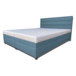 Zondo Bračni krevet 160 cm Rebeka (sa sendvič madracima) (svijetlo plava)