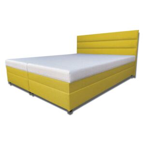 Zondo Bračni krevet 160 cm Rebeka (sa sendvič madracima) (boja senfa)
