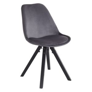 Set od 2 tamno siva blagovaona stolice loomi.design Dima