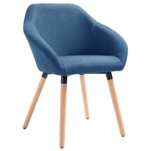 VidaXL Blagovaonska stolica od tkanine plava