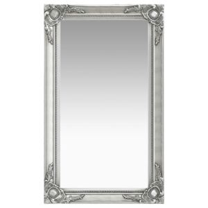 VidaXL Zidno ogledalo u baroknom stilu 60 x 100 cm srebrno