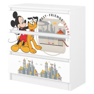 Ourbaby dětská komoda chest of drawers Mickey Mouse Pluto