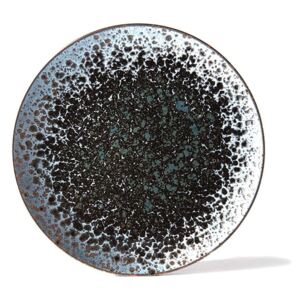 Crno-sivi keramički tanjur MIJ Pearl, ø 29 cm