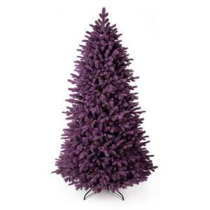 Umjetno božićno drvce 3D Smreka Ljubičasta 240cm