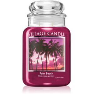 Village Candle Palm Beach mirisna svijeća (Glass Lid) 602 g