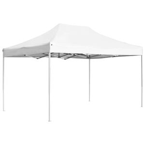 Profesionalni sklopivi šator za zabave 4 5 x 3 m bijeli