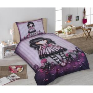 Santoro ljubičasta pamuk posteljina za krevet za jednu osobu 140x200cm