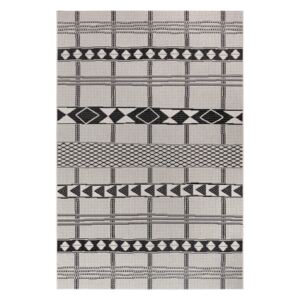 Crno-sivi vanjski tepih Ragami Madrid, 120 x 170 cm