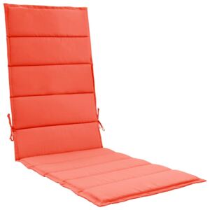 VidaXL Jastuk za ležaljku za sunčanje crveni 190 x 60 x 3 cm