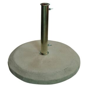 Betonska okrugla baza sa metalnom cijevi D50x7 cm