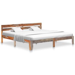 VidaXL Okvir za krevet od masivnog drva šišama 200 x 200 cm