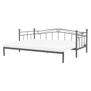 Zondo Krevet na razvlačenje 80 cm TULO (crna) (s podnicom). 1022656
