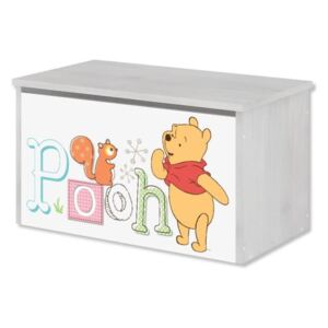 Drvena škrinja za Disneyjeve igračke - Winnie the Pooh i kasica prasica - ukras norveškog bora toy chest Piglet