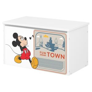 Drvena škrinja za Disneyjeve igračke - Mickey i prijatelji toy chest Mouse Pluto